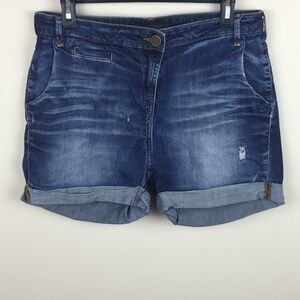 Zara Woman - Distressed Jean Shorts